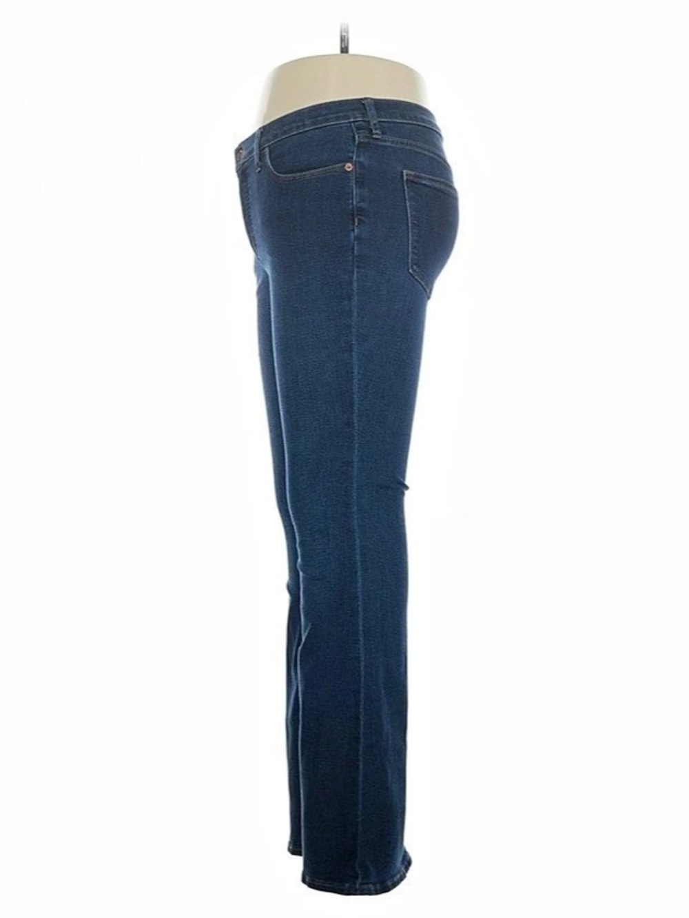 J.Crew Full Length Flare Jeans Blue Waist 28 Like New - Picture 5 of 8